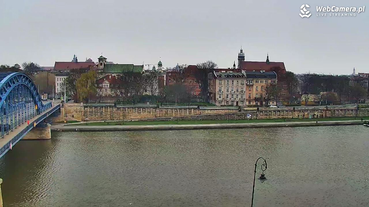 Kraków - widok na Wisłę i Most im. Marszałka Piłsudskiego - 29 marzec 2026, 11:19