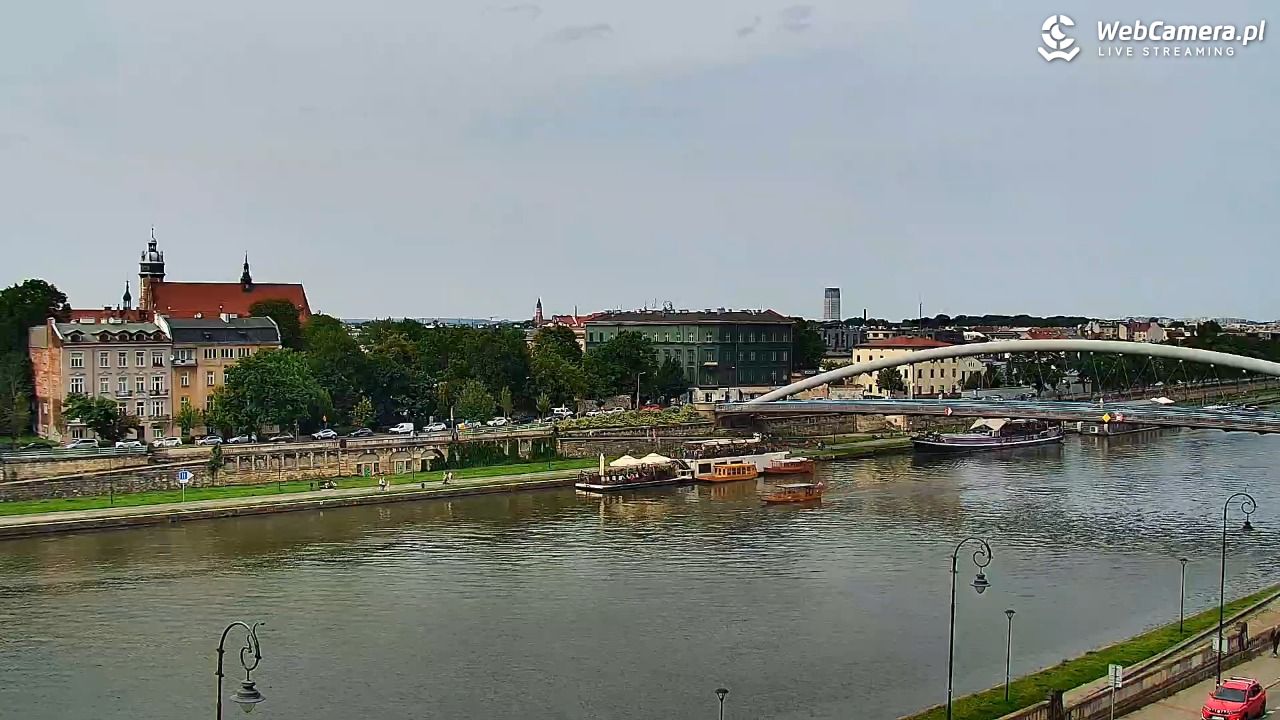 Kraków - widok na Wisłę i Most im. Marszałka Piłsudskiego - 10 czerwiec 2025, 15:23
