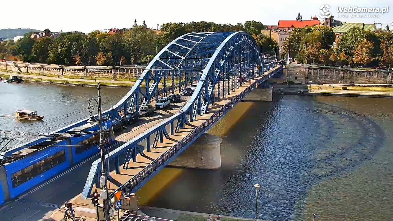 Kraków - widok na Wisłę i Most im. Marszałka Piłsudskiego - 29 sierpień 2025, 15:48