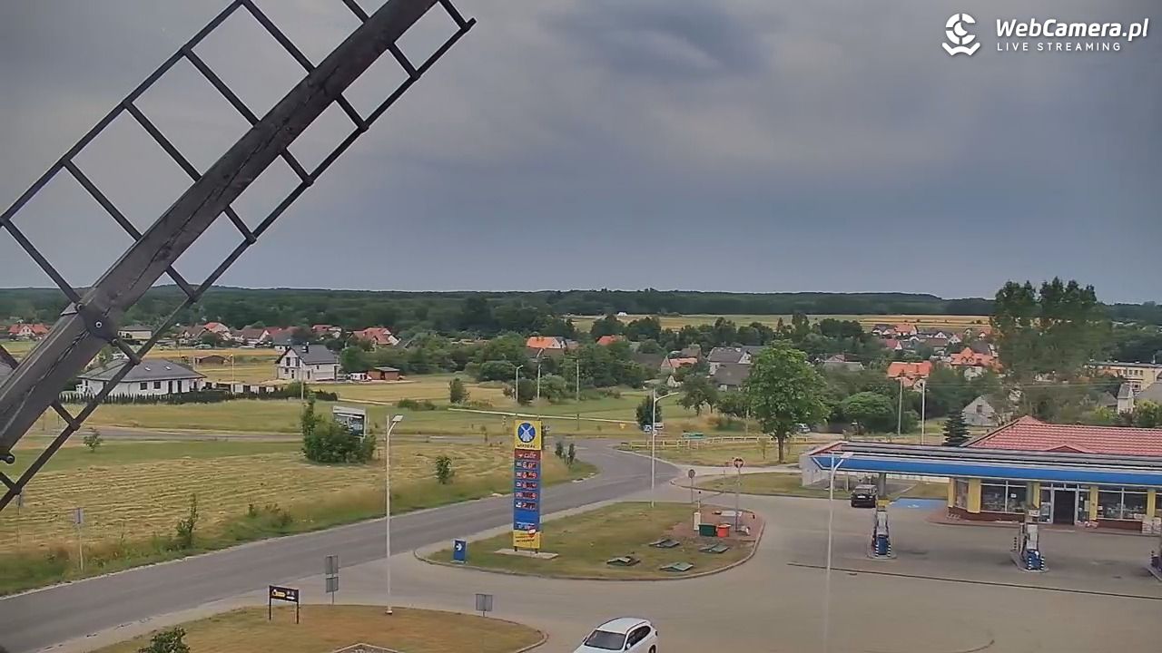 Krasocin - widok z zabytkowego wiatraka - 04 lipiec 2025, 09:35