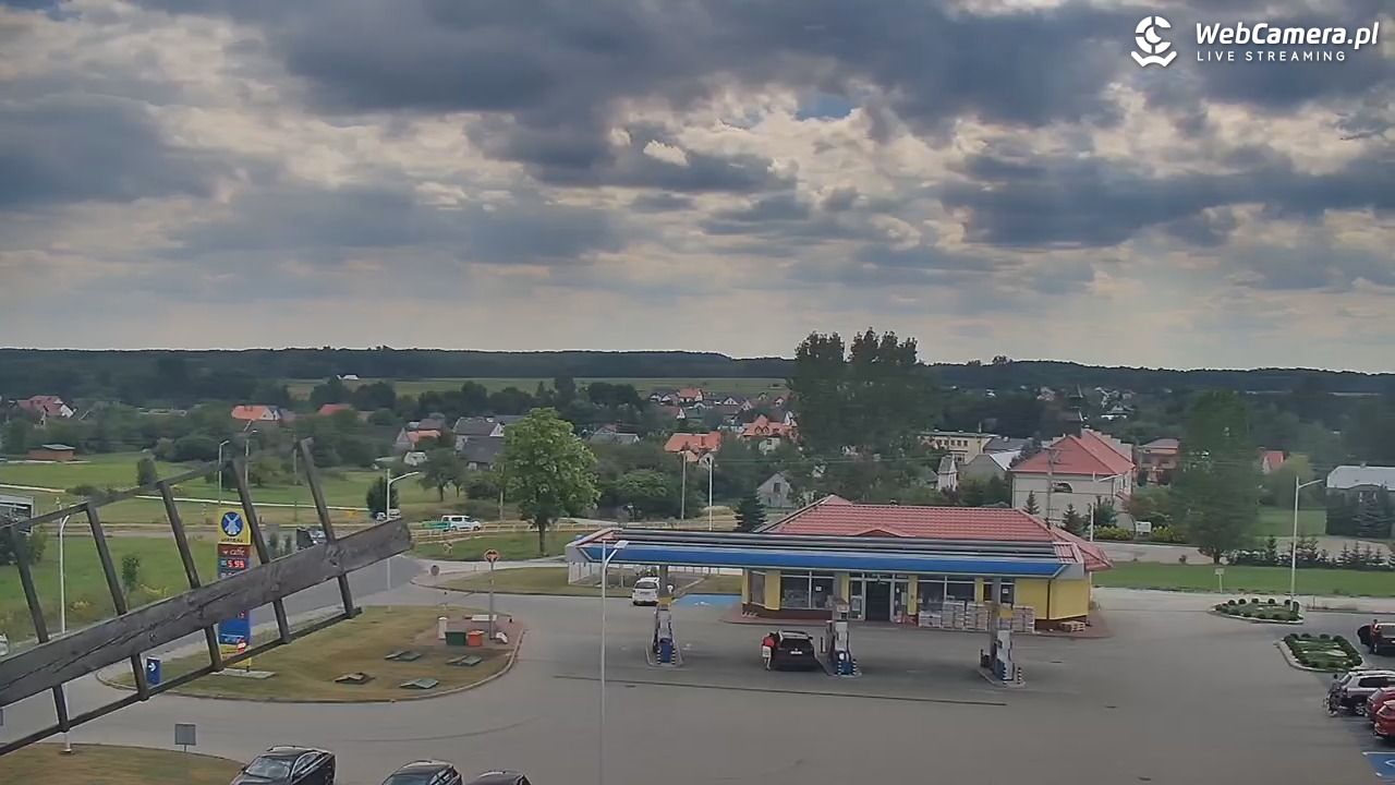 Krasocin - widok z zabytkowego wiatraka - 02 wresień 2025, 13:52