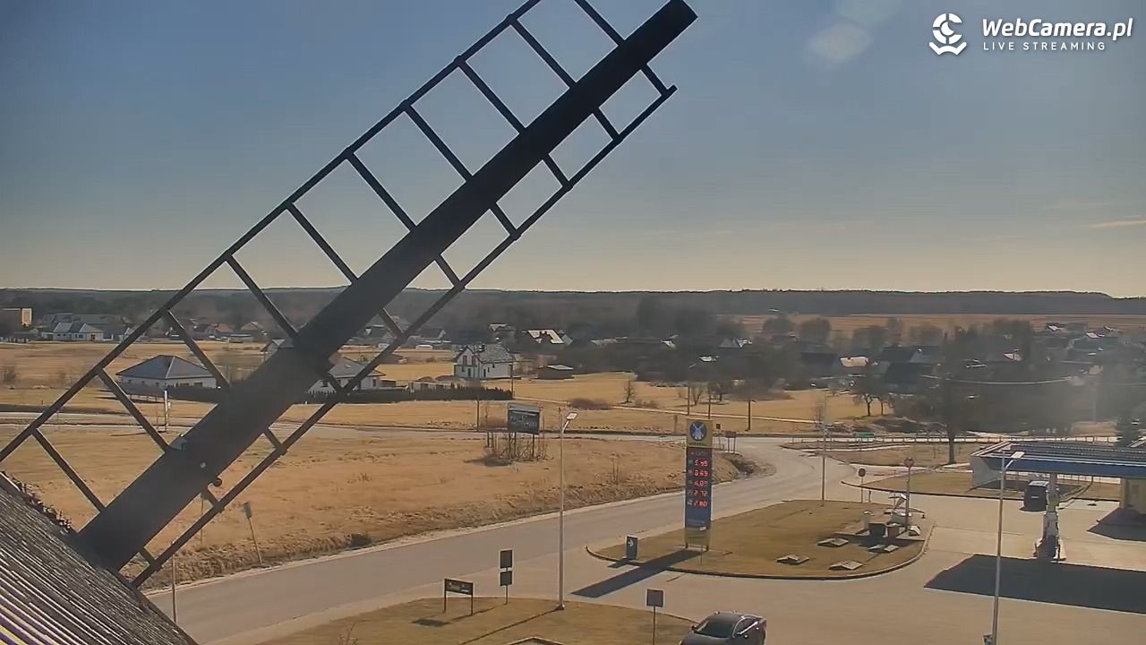 Krasocin - widok z zabytkowego wiatraka - 03 marzec 2026, 13:02