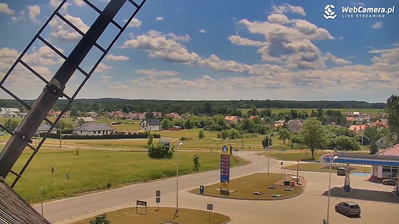 Krasocin - widok z zabytkowego wiatraka - 07 czerwiec 2026, 12:27