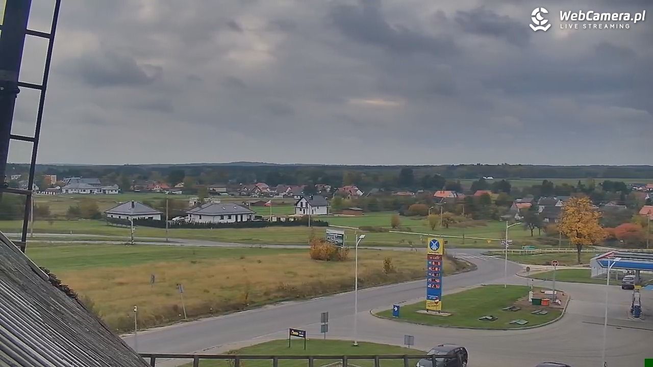 Krasocin - widok z zabytkowego wiatraka - 17 październik 2025, 10:19