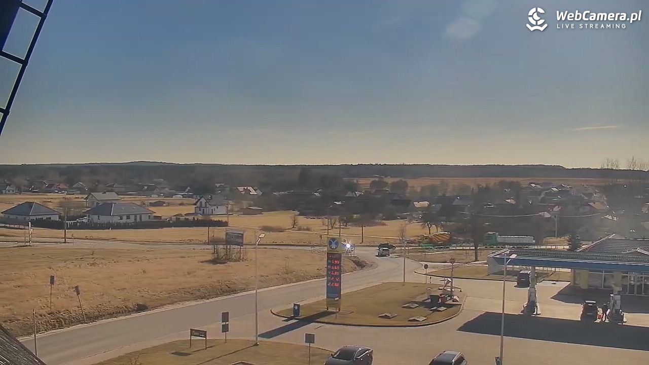 Krasocin - widok z zabytkowego wiatraka - 03 marzec 2026, 13:10