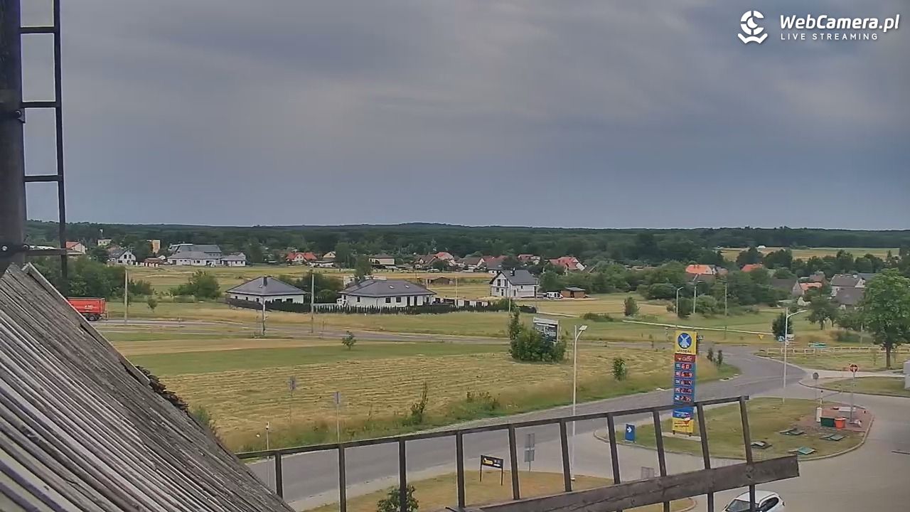 Krasocin - widok z zabytkowego wiatraka - 04 lipiec 2025, 09:35