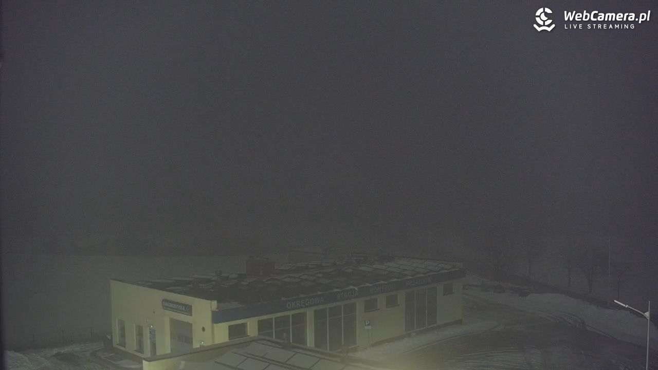 Krasocin - widok z zabytkowego wiatraka - 15 styczeń 2026, 00:16