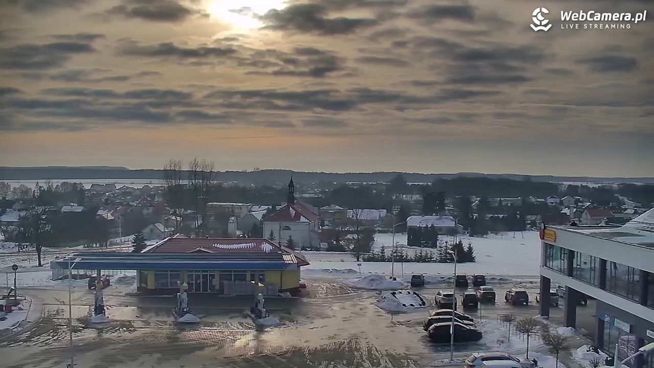 Krasocin - widok z zabytkowego wiatraka - 15 styczeń 2026, 13:25