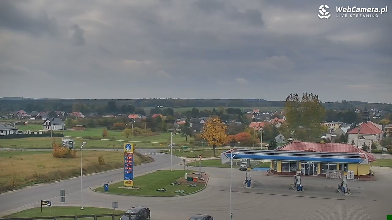 Krasocin - widok z zabytkowego wiatraka - 17 październik 2025, 10:16