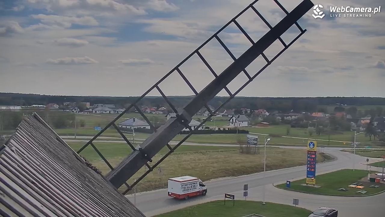 Krasocin - widok z zabytkowego wiatraka - 16 kwiecień 2026, 12:27