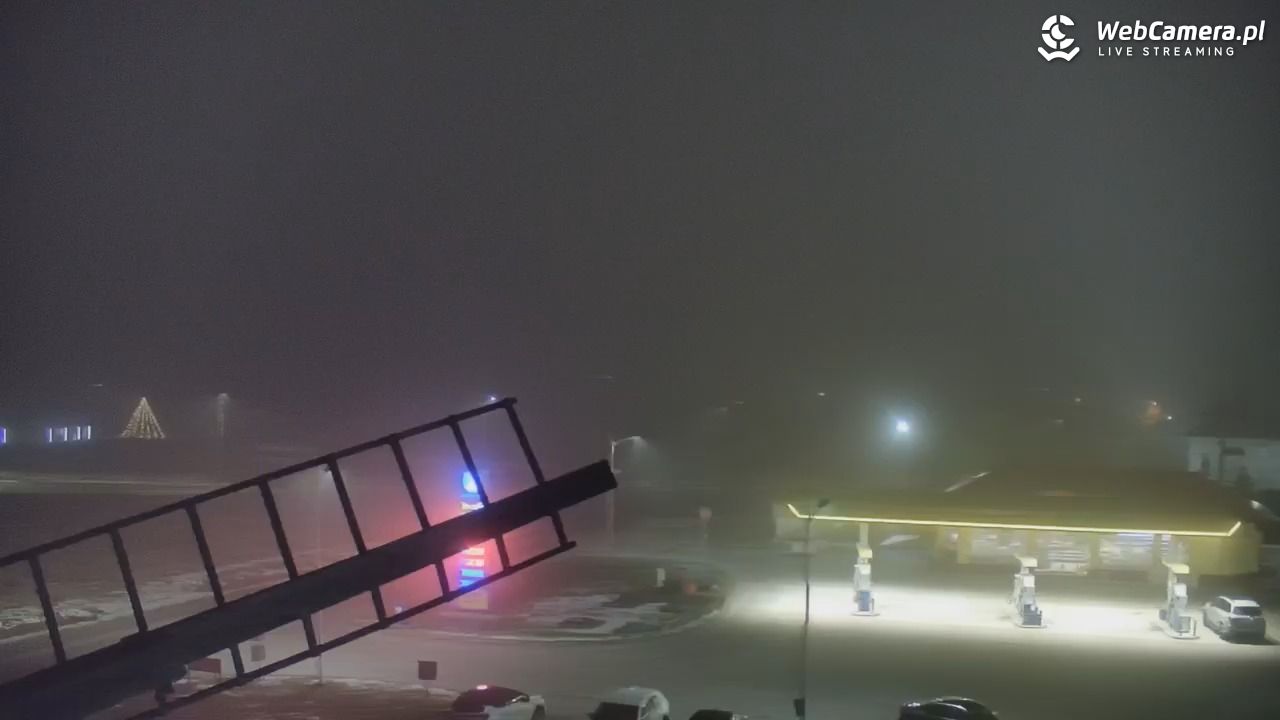 Krasocin - widok z zabytkowego wiatraka - 29 listopad 2025, 20:05