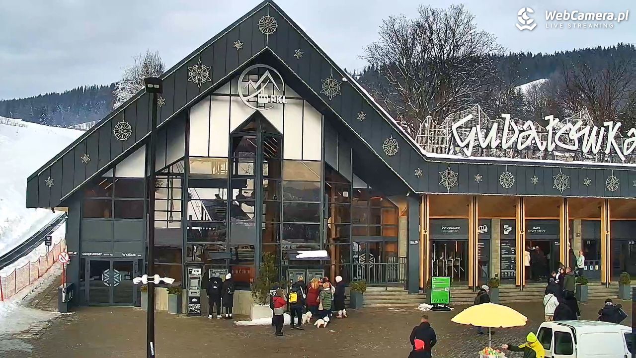 Zakopane - widok na dolną stację kolei na Gubałówkę - 29 listopad 2025, 09:22