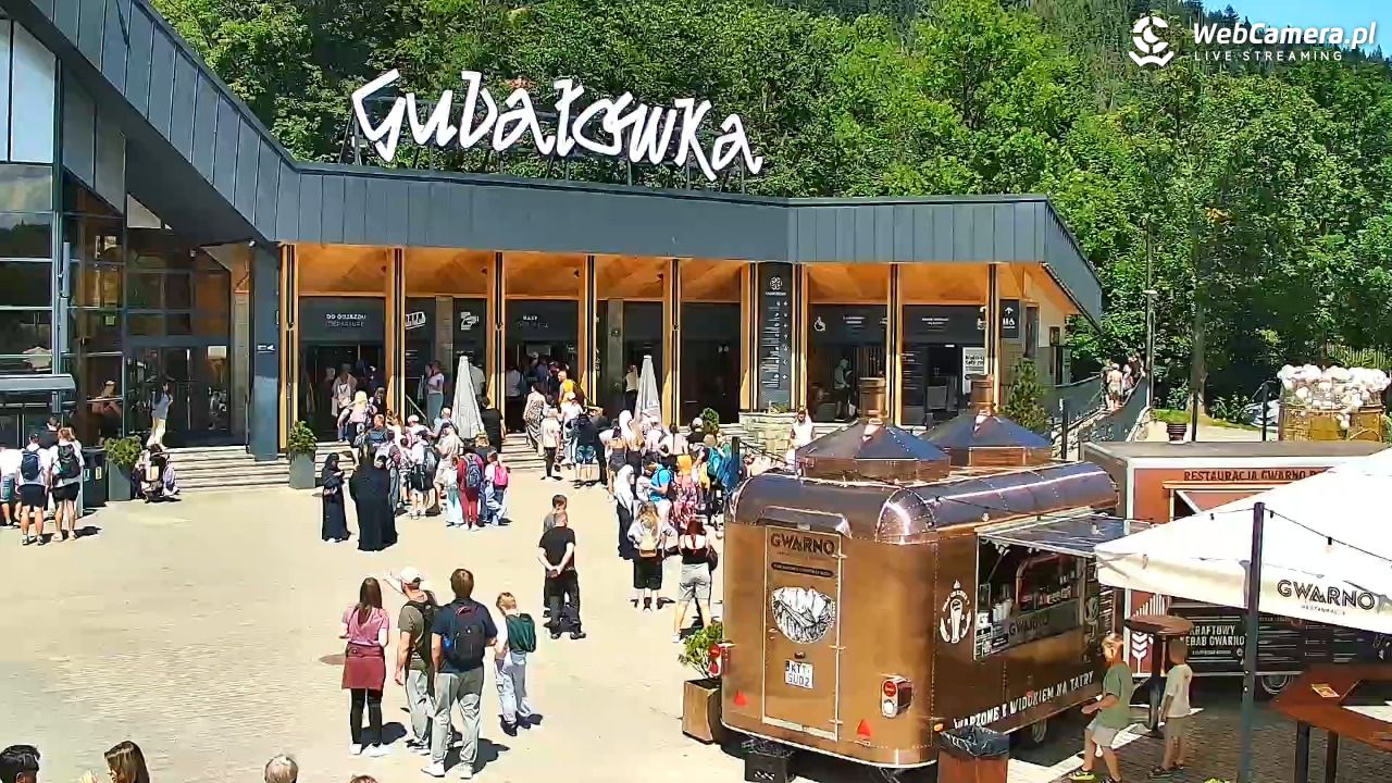 Zakopane - widok na dolną stację kolei na Gubałówkę - 20 lipiec 2026, 12:08