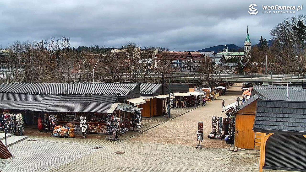 Zakopane - widok na dolną stację kolei na Gubałówkę - 20 kwiecień 2026, 09:59