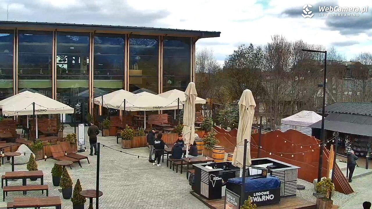 Zakopane - widok na dolną stację kolei na Gubałówkę - 24 kwiecień 2026, 13:07