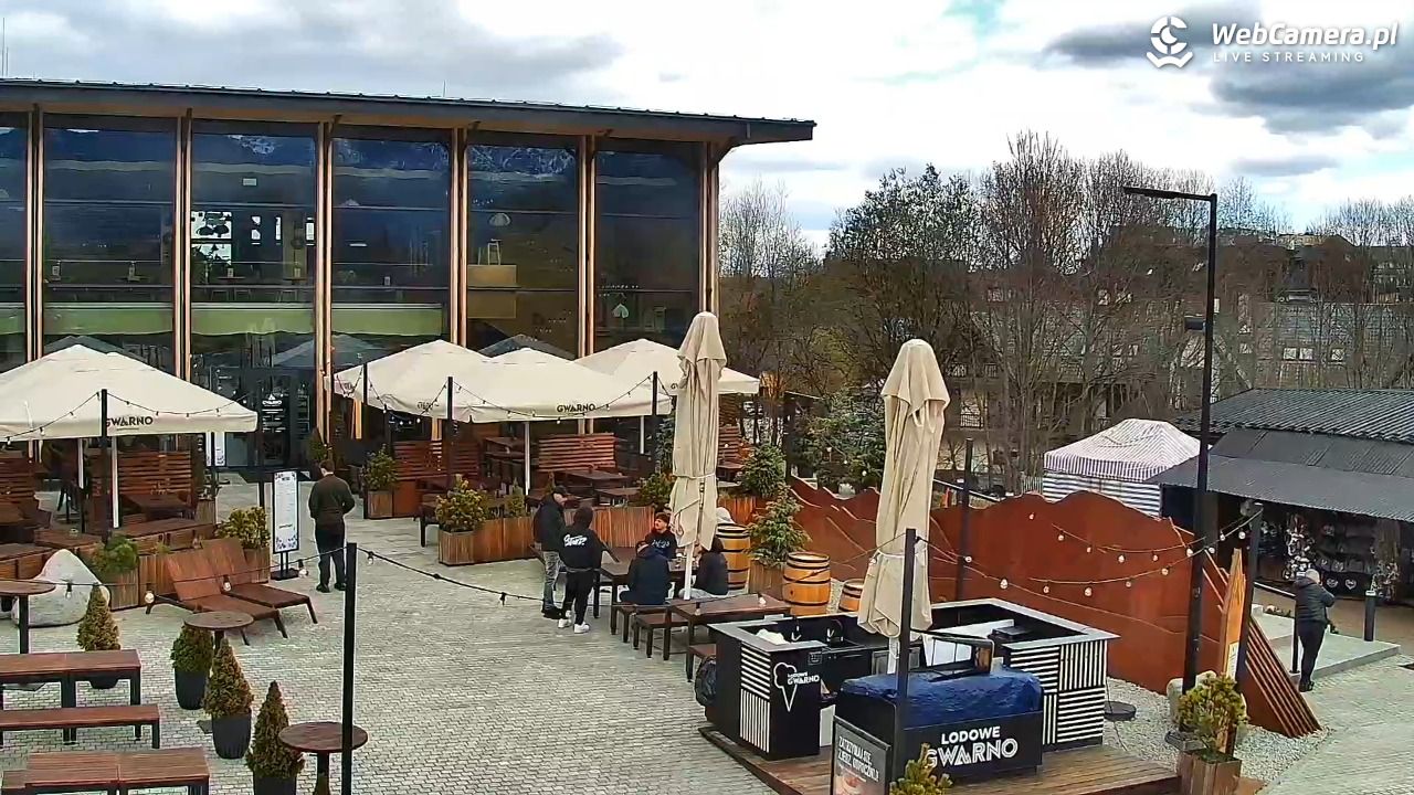 Zakopane - widok na dolną stację kolei na Gubałówkę - 24 kwiecień 2026, 13:07