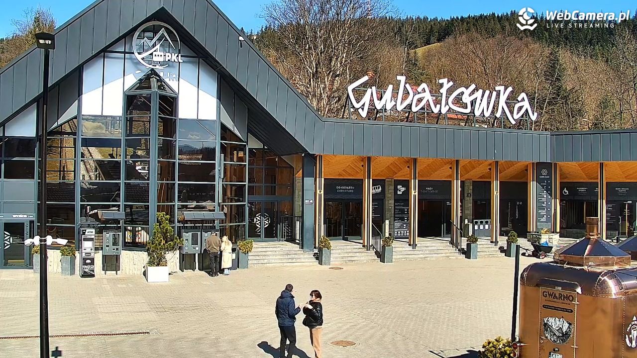 Zakopane - widok na dolną stację kolei na Gubałówkę - 22 kwiecień 2026, 09:58