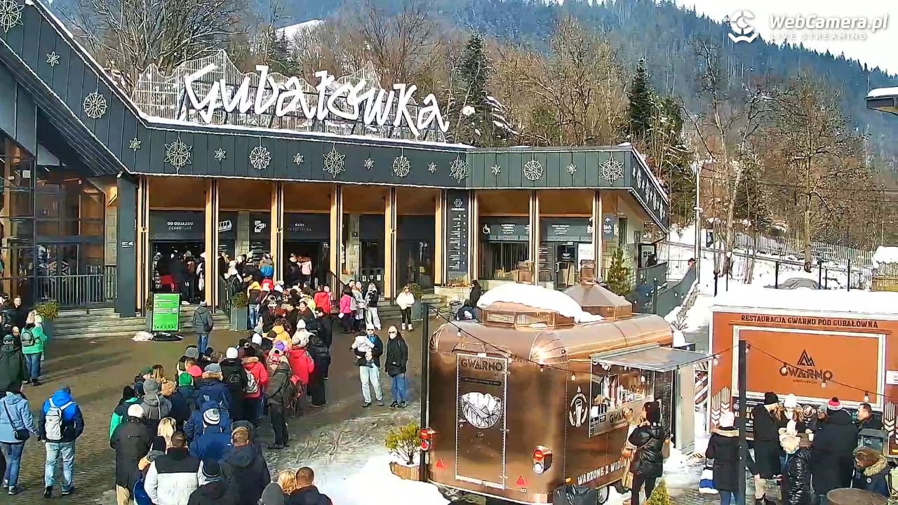 Zakopane - widok na dolną stację kolei na Gubałówkę - 29 listopad 2025, 11:17