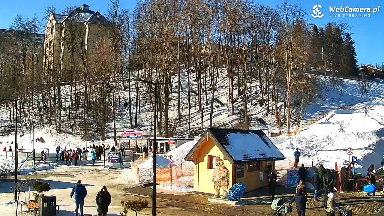 Zakopane - widok na dolną stację kolei na Gubałówkę - 21 styczeń 2026, 11:13