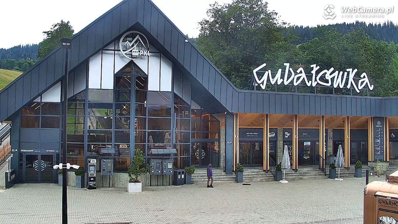 Zakopane - widok na dolną stację kolei na Gubałówkę - 23 lipiec 2026, 08:08