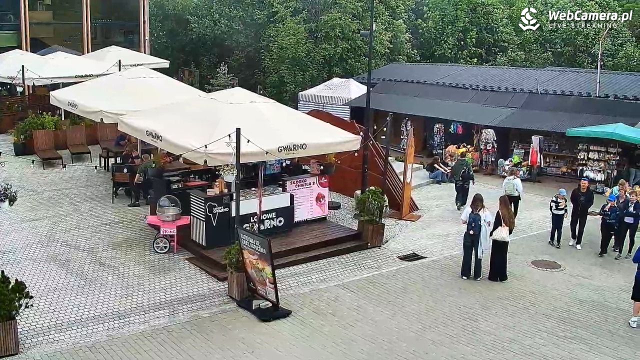 Zakopane - widok na dolną stację kolei na Gubałówkę - 21 lipiec 2026, 11:51