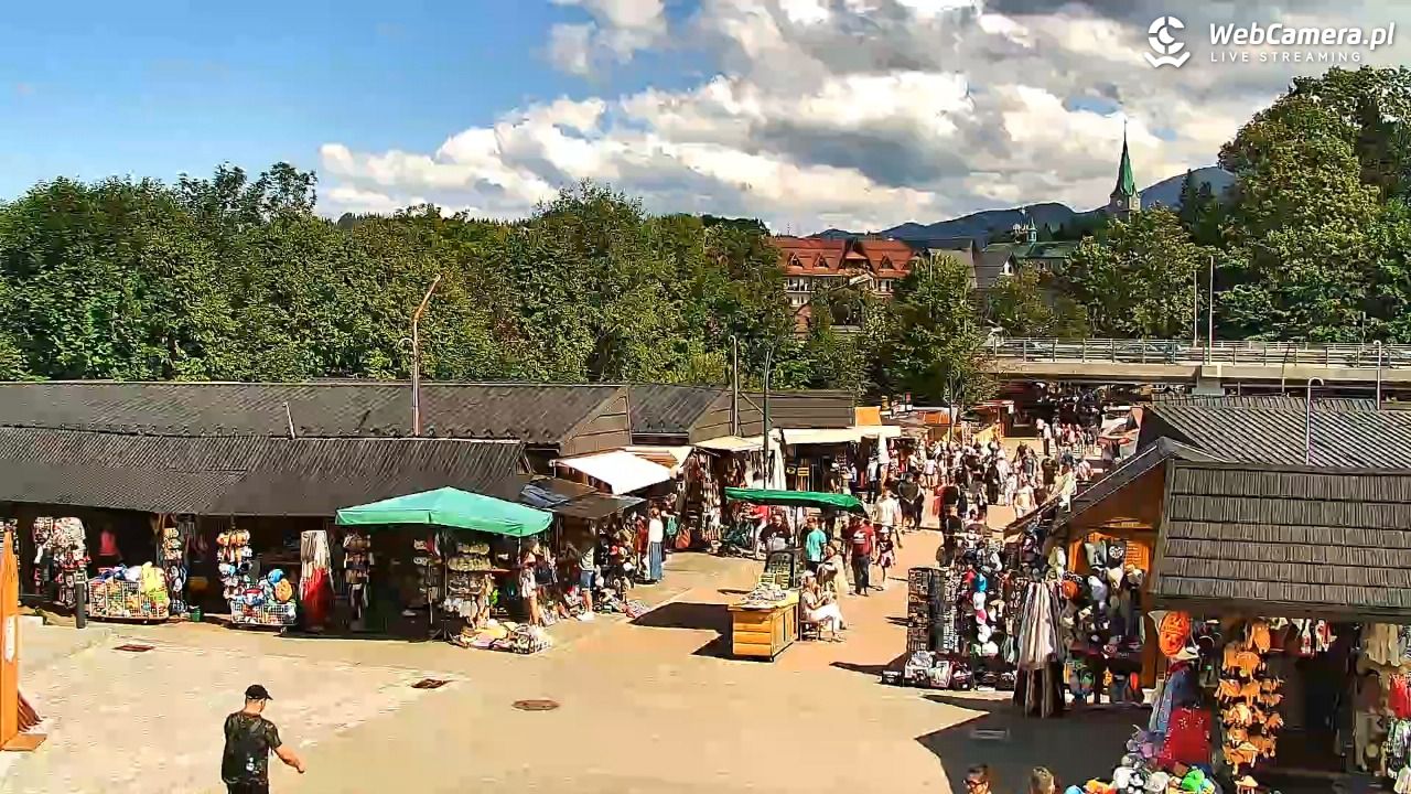 Zakopane - widok na dolną stację kolei na Gubałówkę - 20 lipiec 2026, 15:15
