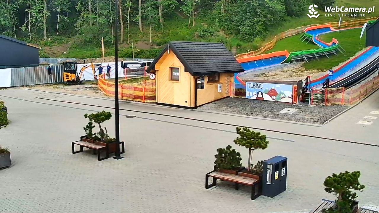 Zakopane - widok na dolną stację kolei na Gubałówkę - 22 lipiec 2026, 08:53