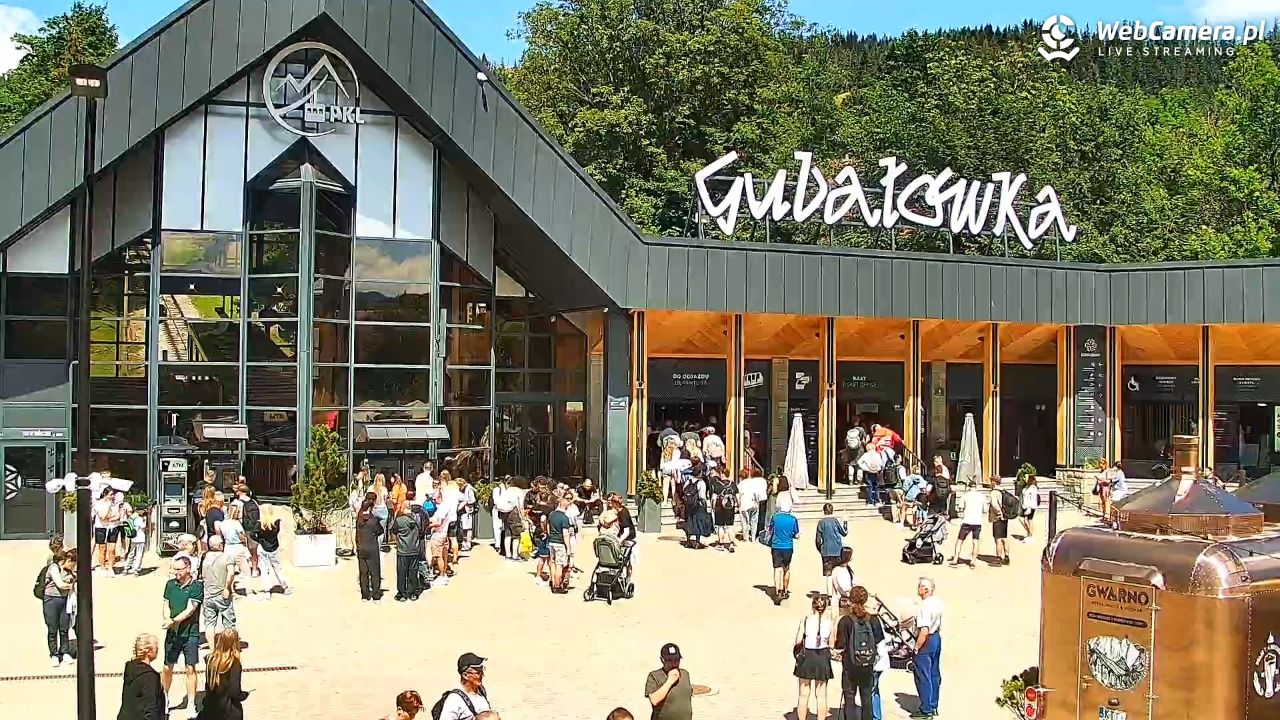 Zakopane - widok na dolną stację kolei na Gubałówkę - 20 lipiec 2026, 11:20