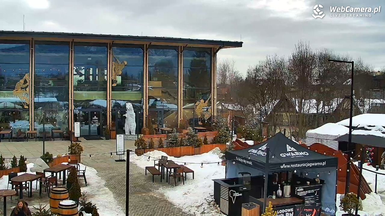 Zakopane - widok na dolną stację kolei na Gubałówkę - 22 styczeń 2026, 11:50