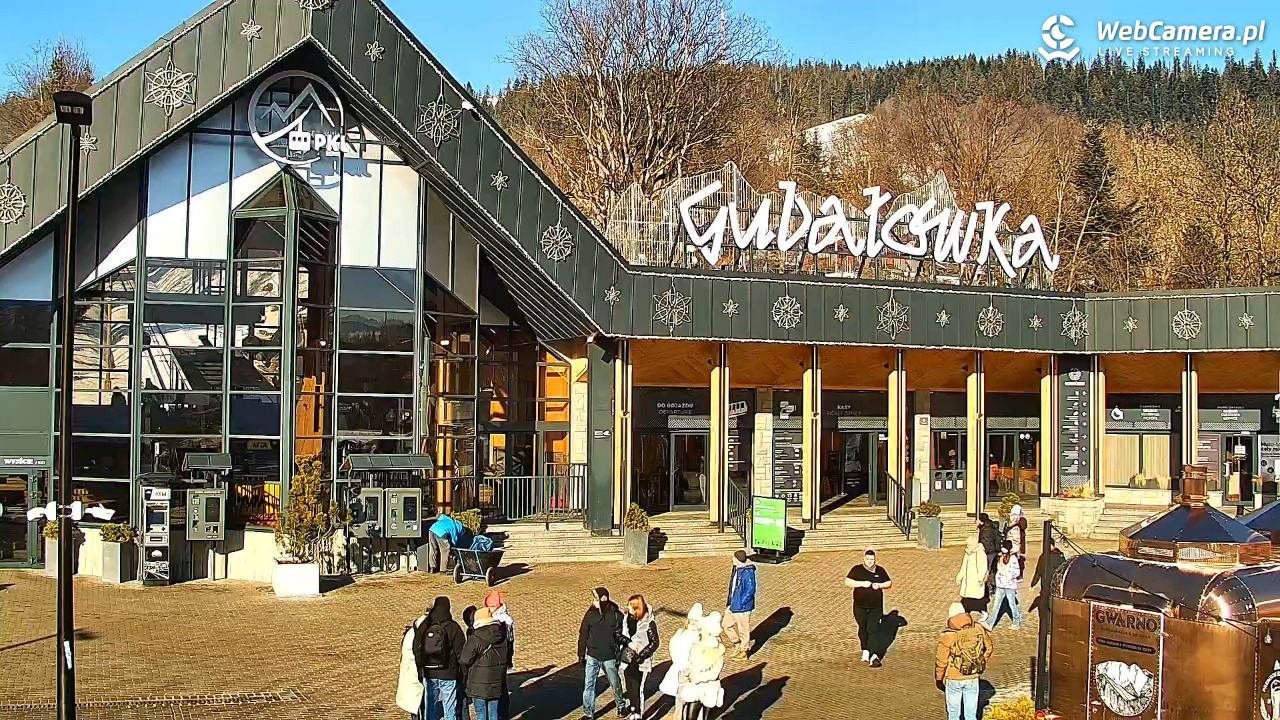 Zakopane - widok na dolną stację kolei na Gubałówkę - 21 styczeń 2026, 10:36