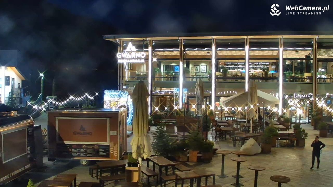 Zakopane - widok na dolną stację kolei na Gubałówkę - 26 sierpień 2025, 20:34