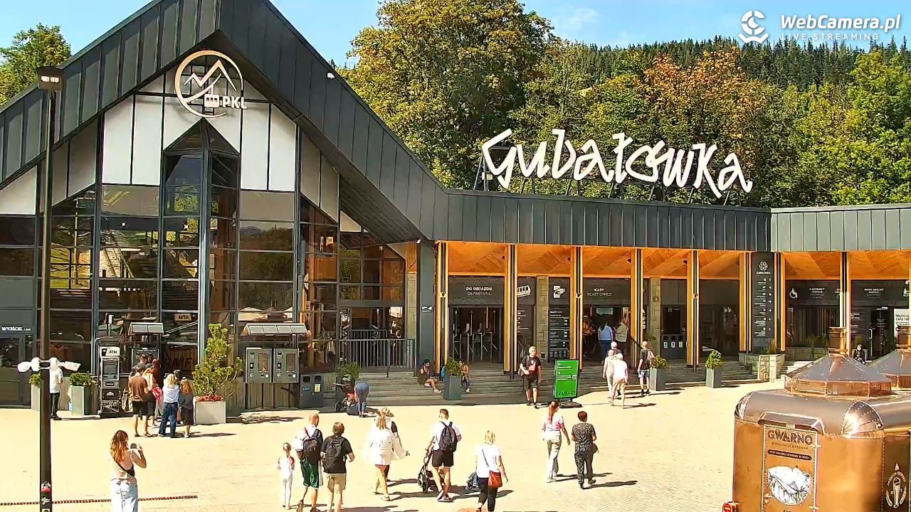 Zakopane - widok na dolną stację kolei na Gubałówkę - 27 sierpień 2025, 13:51