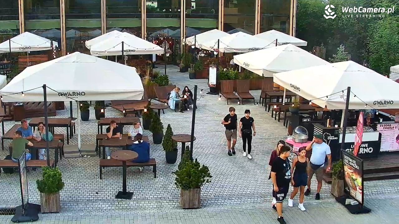 Zakopane - widok na dolną stację kolei na Gubałówkę - 20 lipiec 2026, 19:07