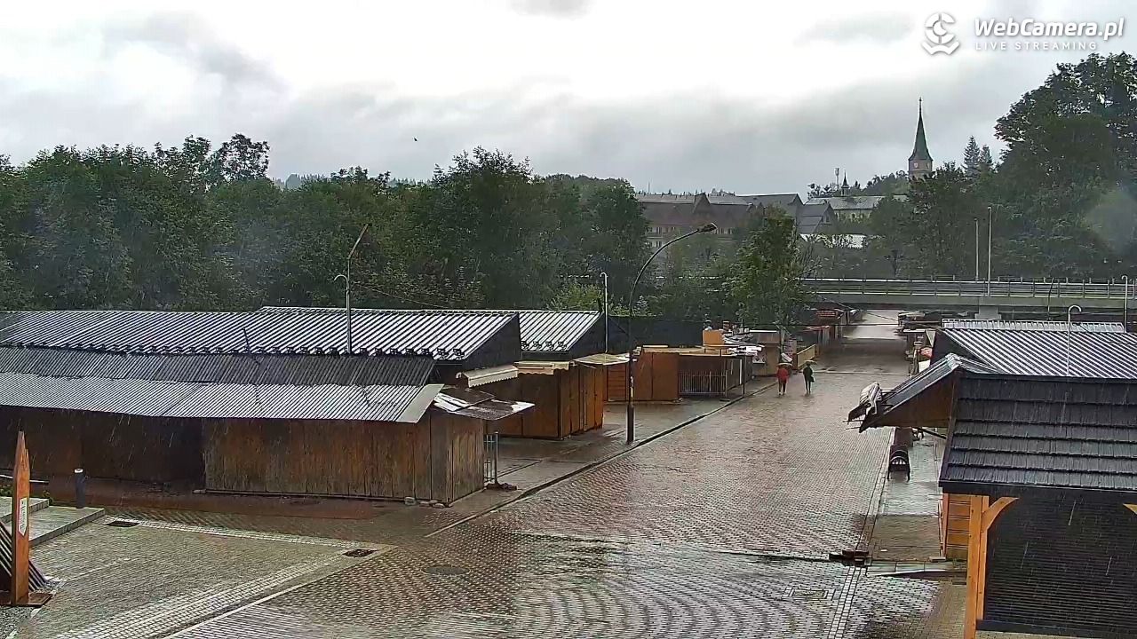 Zakopane - widok na dolną stację kolei na Gubałówkę - 24 lipiec 2026, 07:59