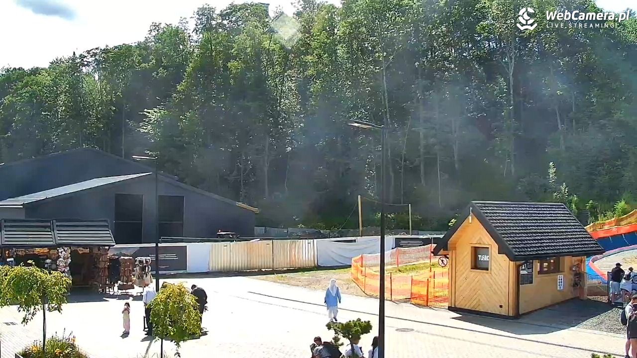 Zakopane - widok na dolną stację kolei na Gubałówkę - 20 lipiec 2026, 15:15