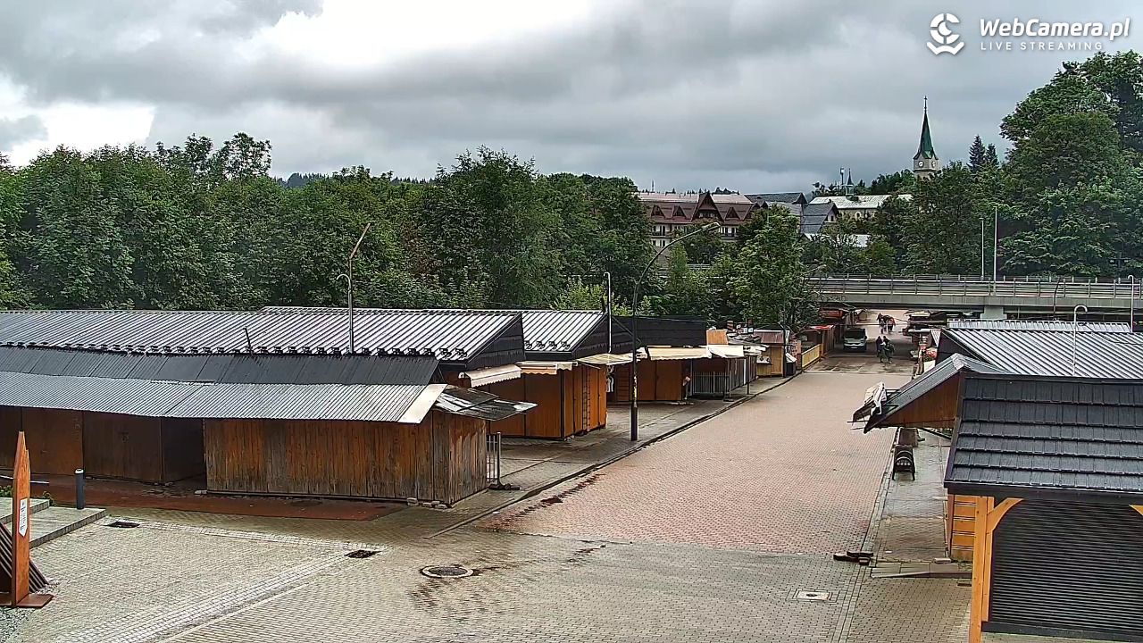 Zakopane - widok na dolną stację kolei na Gubałówkę - 24 lipiec 2026, 08:14