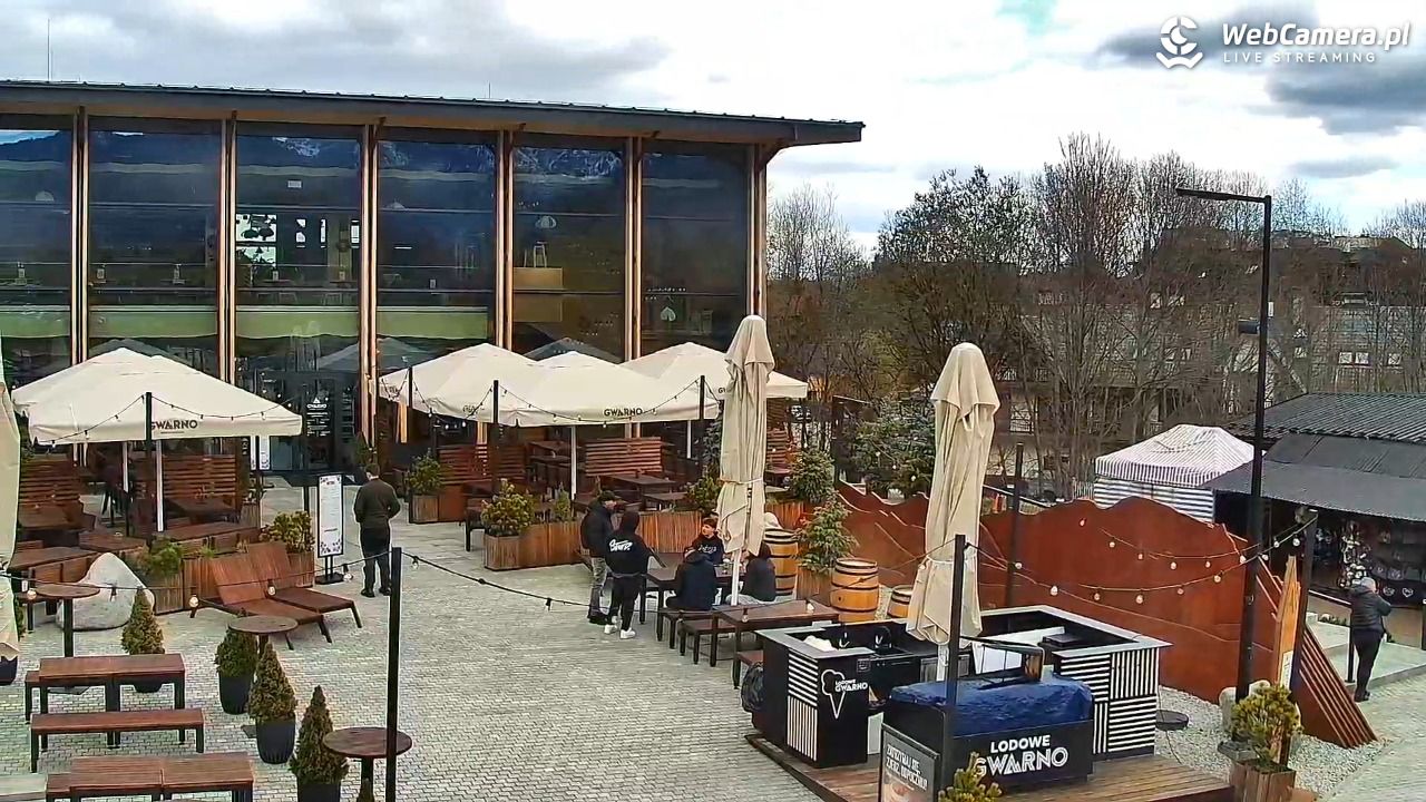 Zakopane - widok na dolną stację kolei na Gubałówkę - 24 kwiecień 2026, 13:07