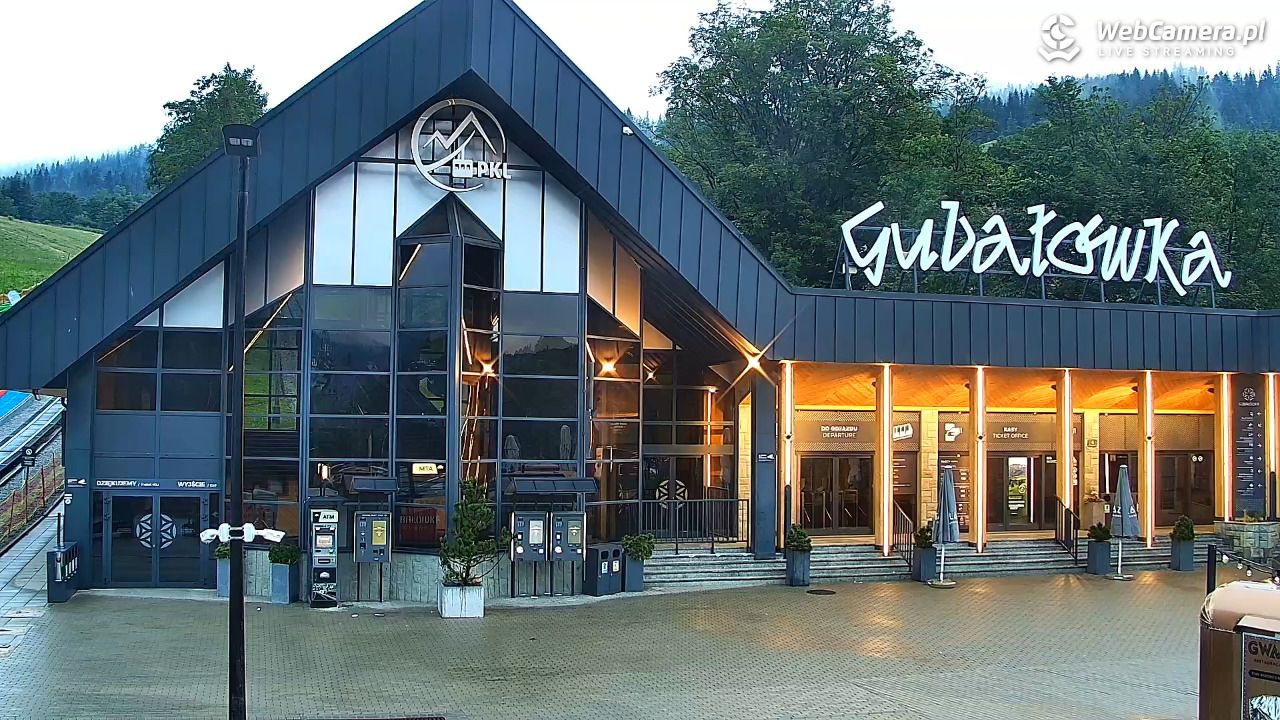 Zakopane - widok na dolną stację kolei na Gubałówkę - 24 lipiec 2026, 06:00