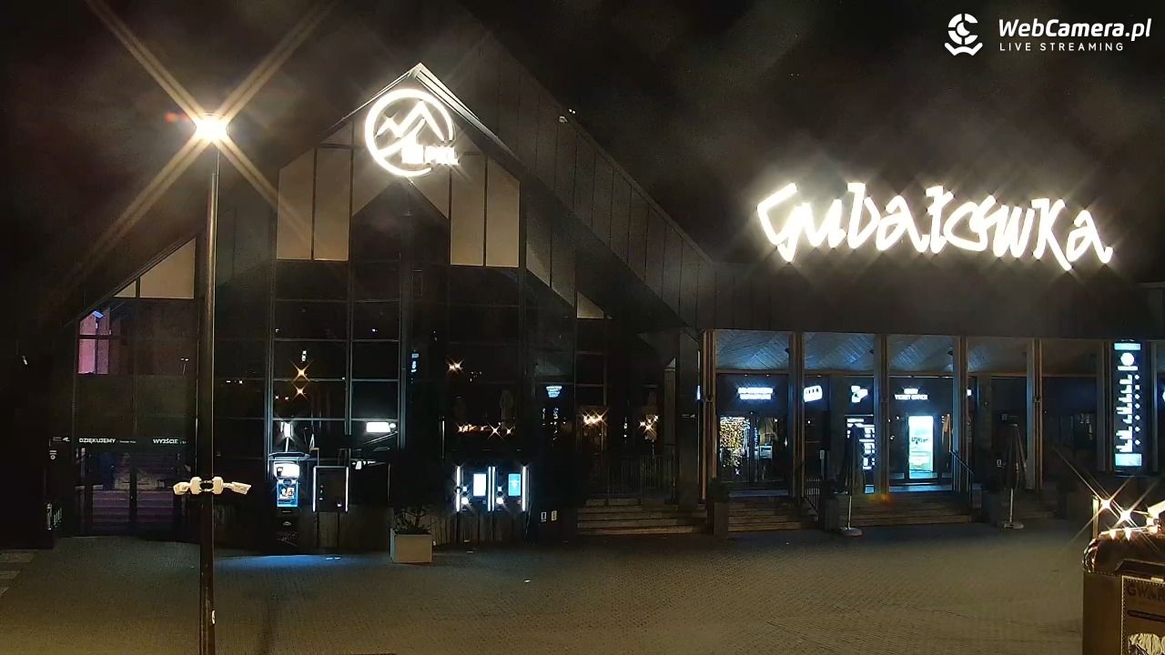Zakopane - widok na dolną stację kolei na Gubałówkę - 04 wresień 2026, 22:10