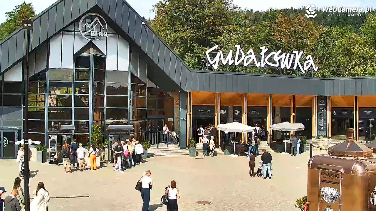 Zakopane - widok na dolną stację kolei na Gubałówkę - 04 wresień 2026, 11:46