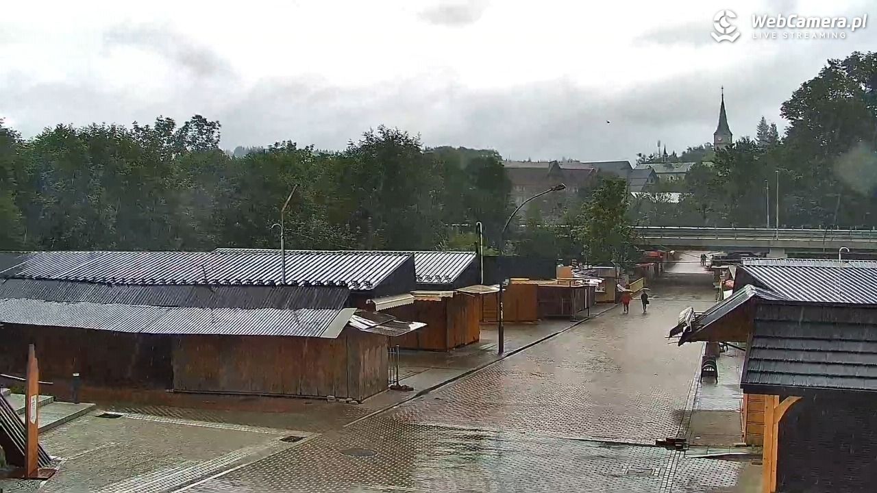 Zakopane - widok na dolną stację kolei na Gubałówkę - 24 lipiec 2026, 07:59