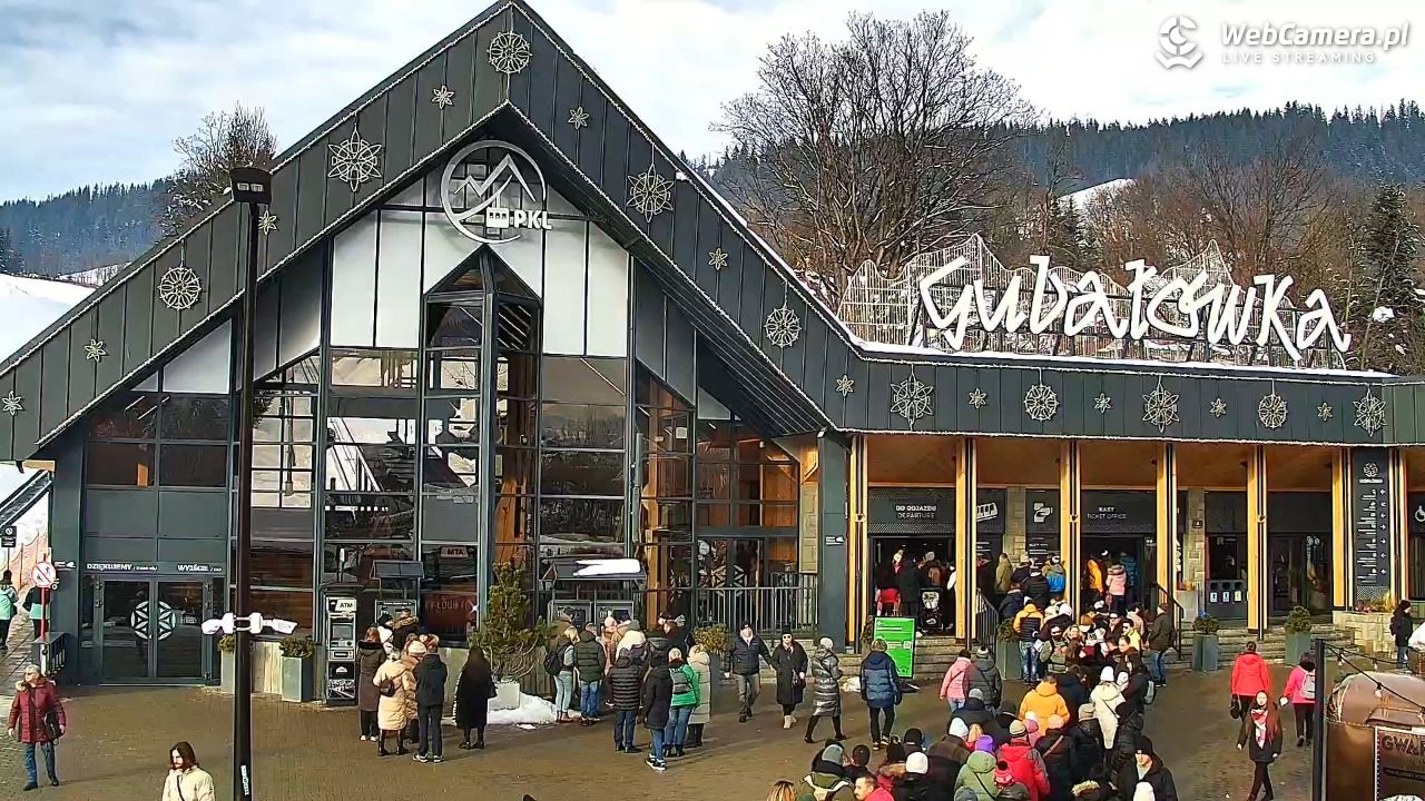 Zakopane - widok na dolną stację kolei na Gubałówkę - 29 listopad 2025, 11:16