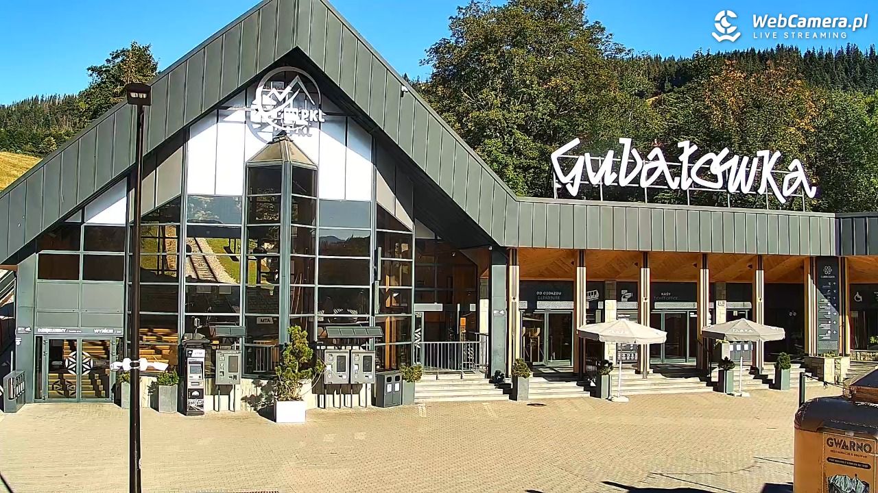 Zakopane - widok na dolną stację kolei na Gubałówkę - 01 wresień 2026, 08:30