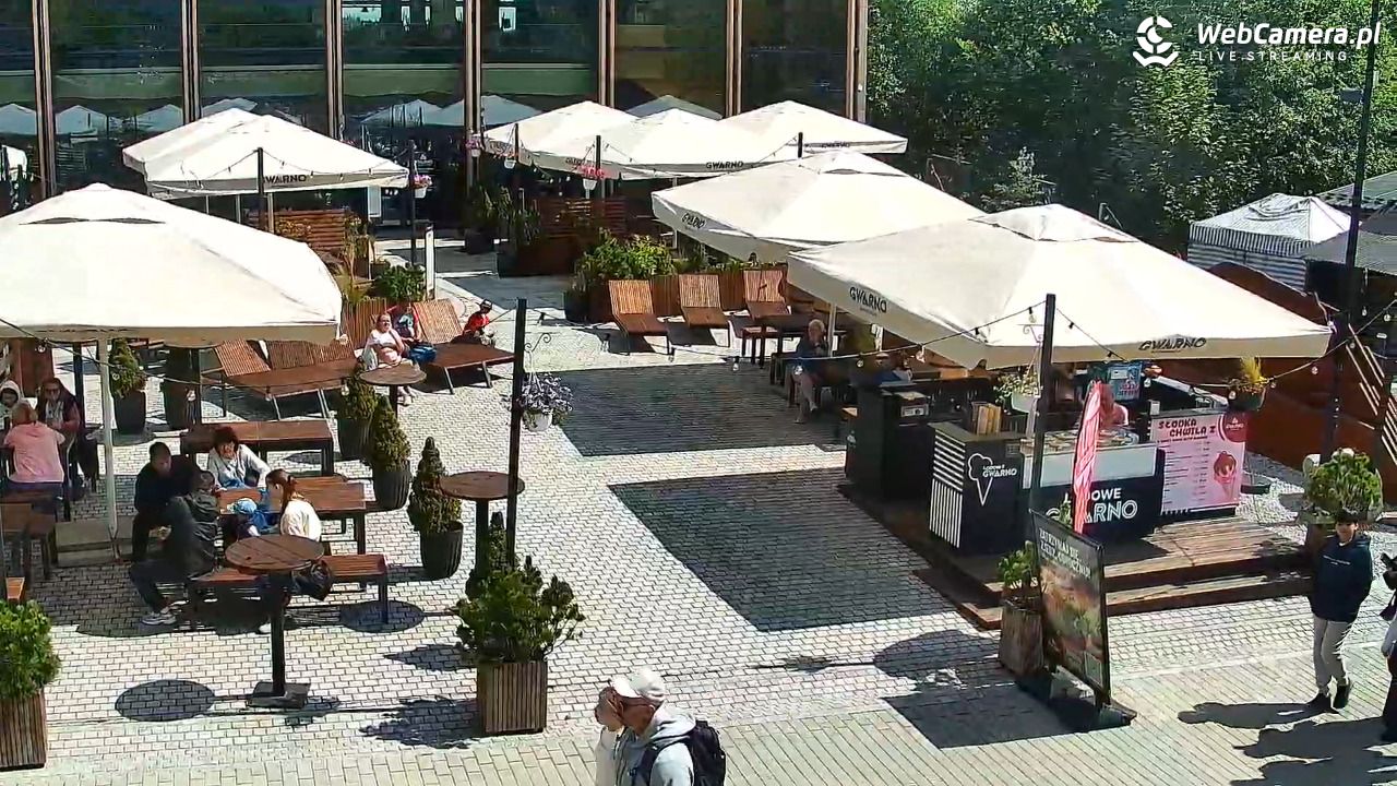 Zakopane - widok na dolną stację kolei na Gubałówkę - 23 lipiec 2026, 10:42