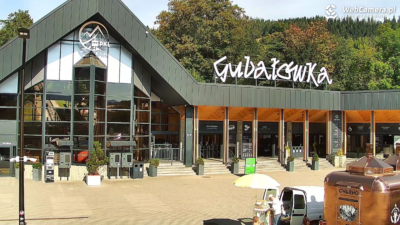 Zakopane - widok na dolną stację kolei na Gubałówkę - 27 sierpień 2025, 09:47