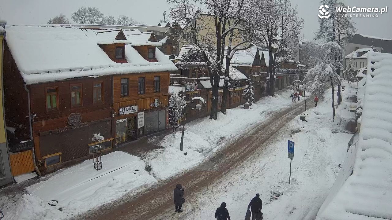 Krupówki Dolne - widok na deptak - 31 marzec 2026, 11:08