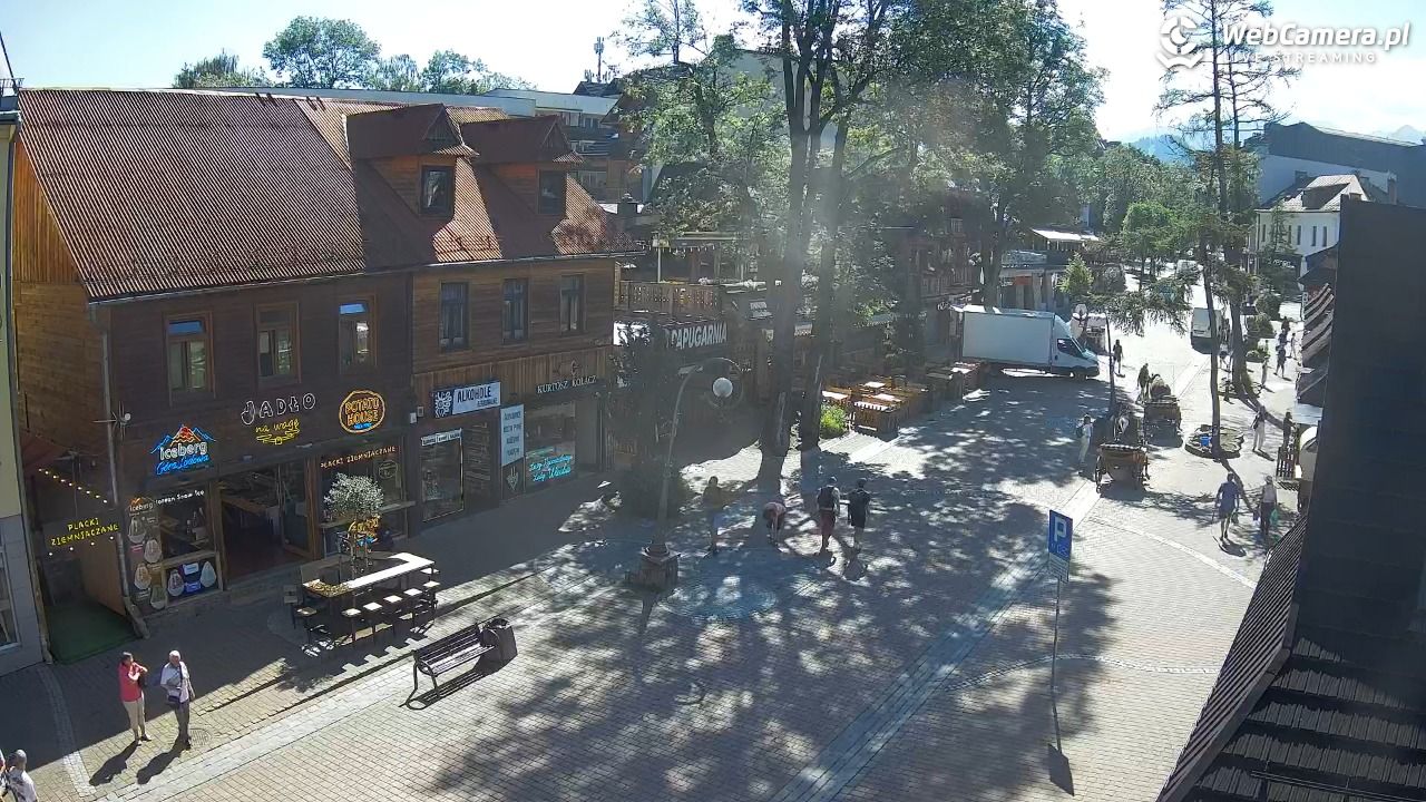 Krupówki Dolne - widok na deptak - 24 czerwiec 2026, 09:45