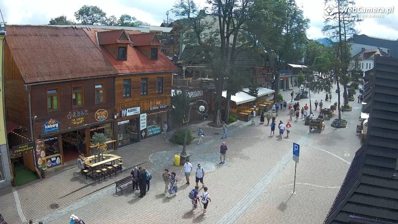 Krupówki Dolne - widok na deptak - 23 czerwiec 2026, 11:00