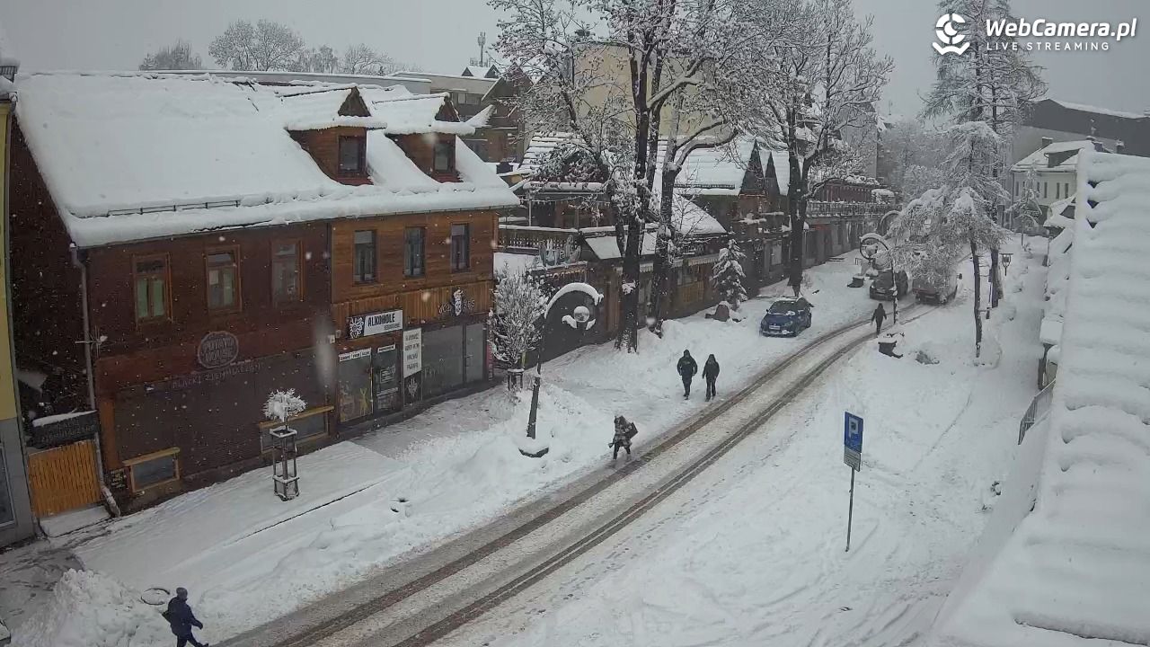 Krupówki Dolne - widok na deptak - 31 marzec 2026, 09:00