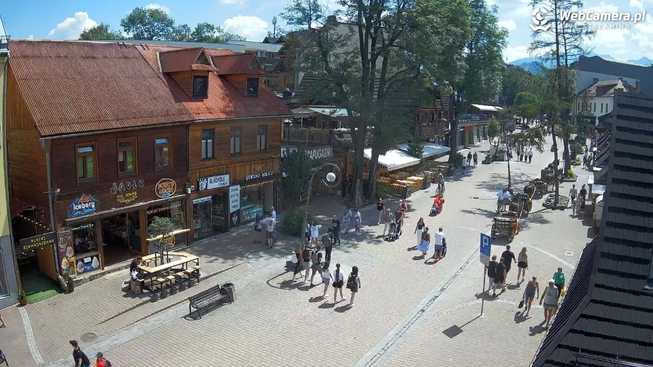 Krupówki Dolne - widok na deptak - 26 czerwiec 2026, 11:47